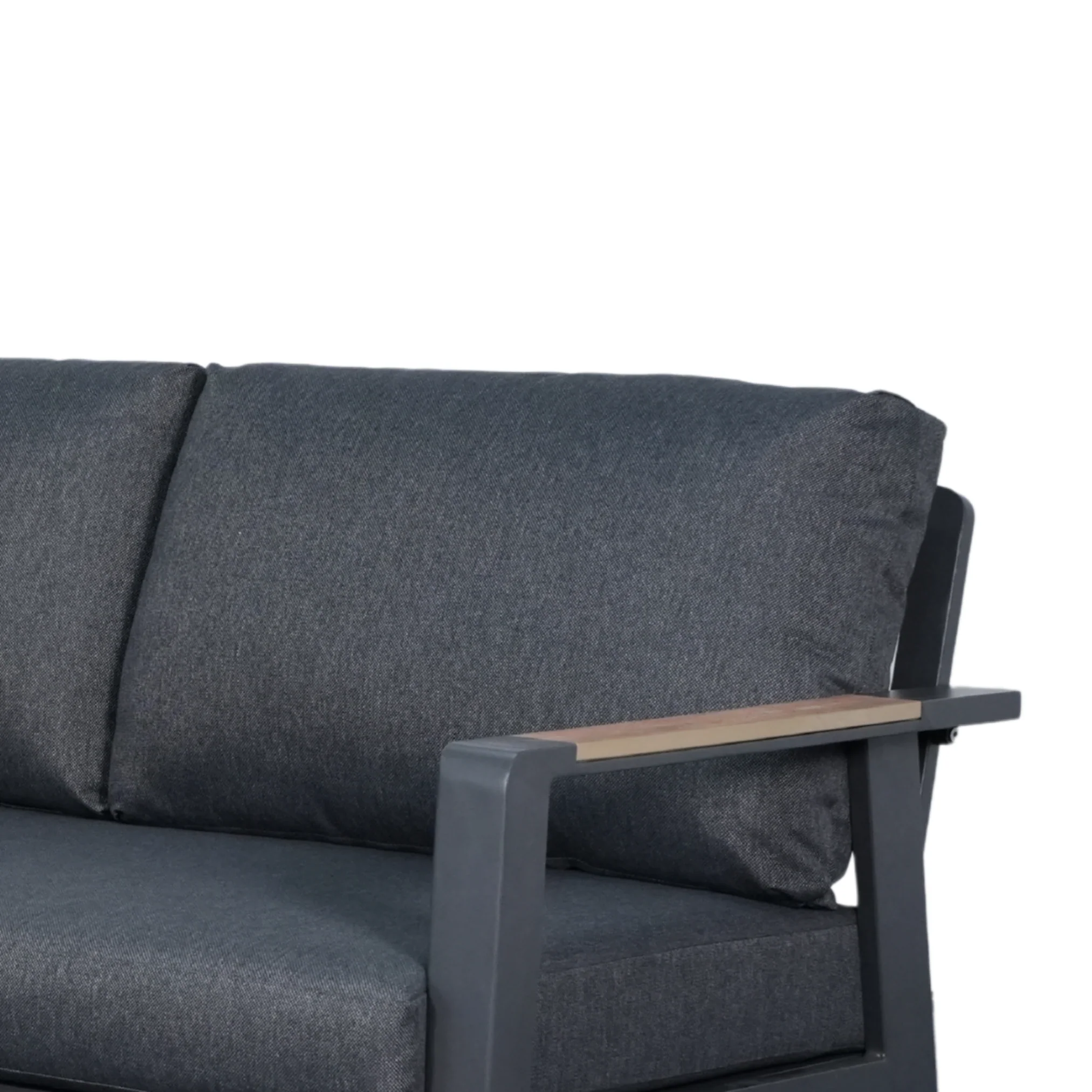 Arletter Corner Lounge with Coffee Table | Charcoal - Image 5