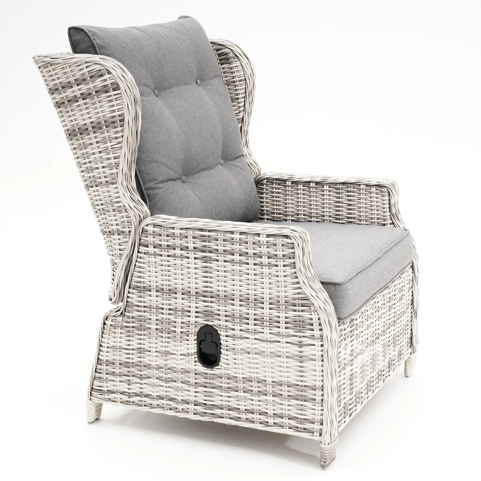Buenos Aires 4-Piece Outdoor Recliner Lounge | Zen White - Image 8