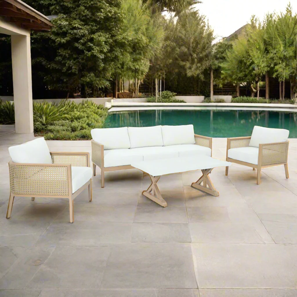 Chelsea Outdoor 4 Piece Lounge Set 3 - Image 5