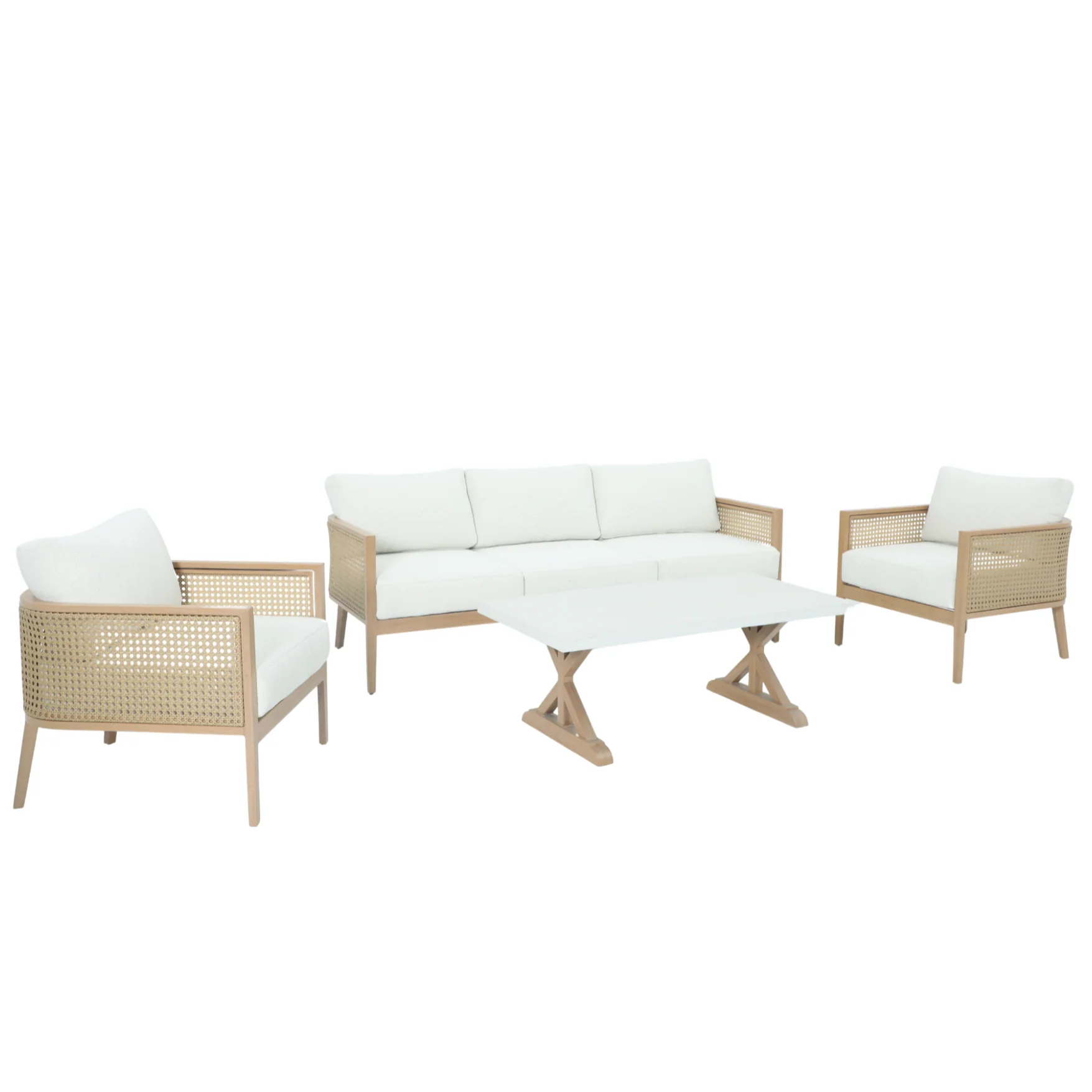 Chelsea Outdoor 4 Piece Lounge Set 3 - Image 9