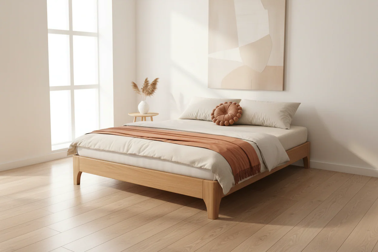 Dino Natural Wooden Bed Base - Image 5