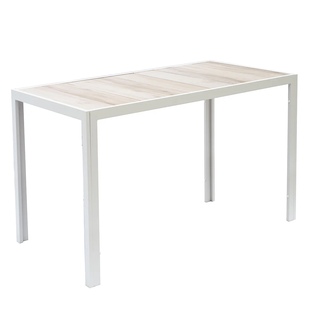 Ekaterina Outdoor Bar Table | White - Image 3