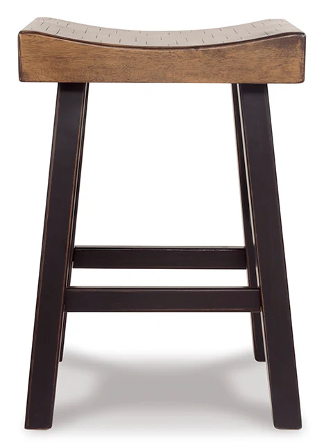 Glosco Medium Stool |Brown and Timber - Image 3