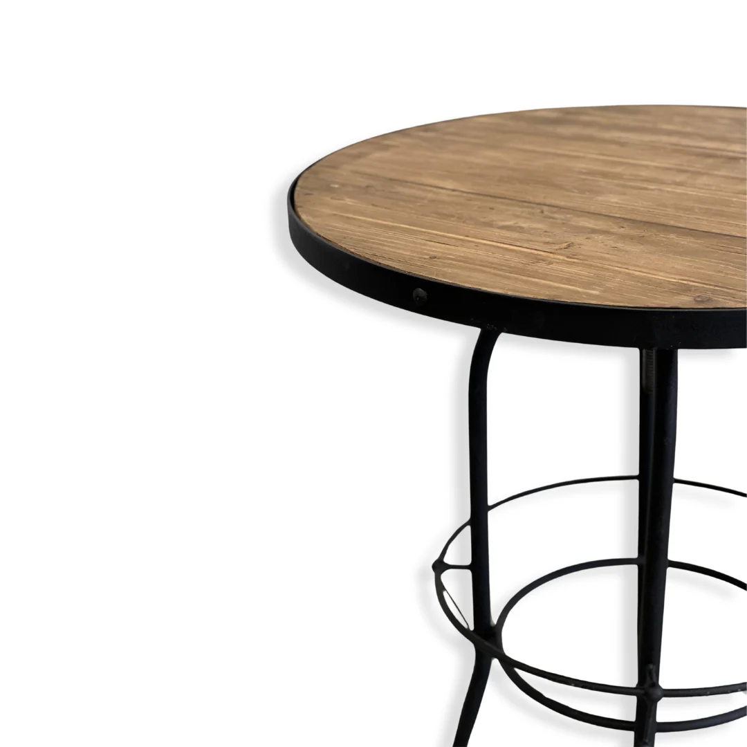 Industrial Round Bar Table - Image 3