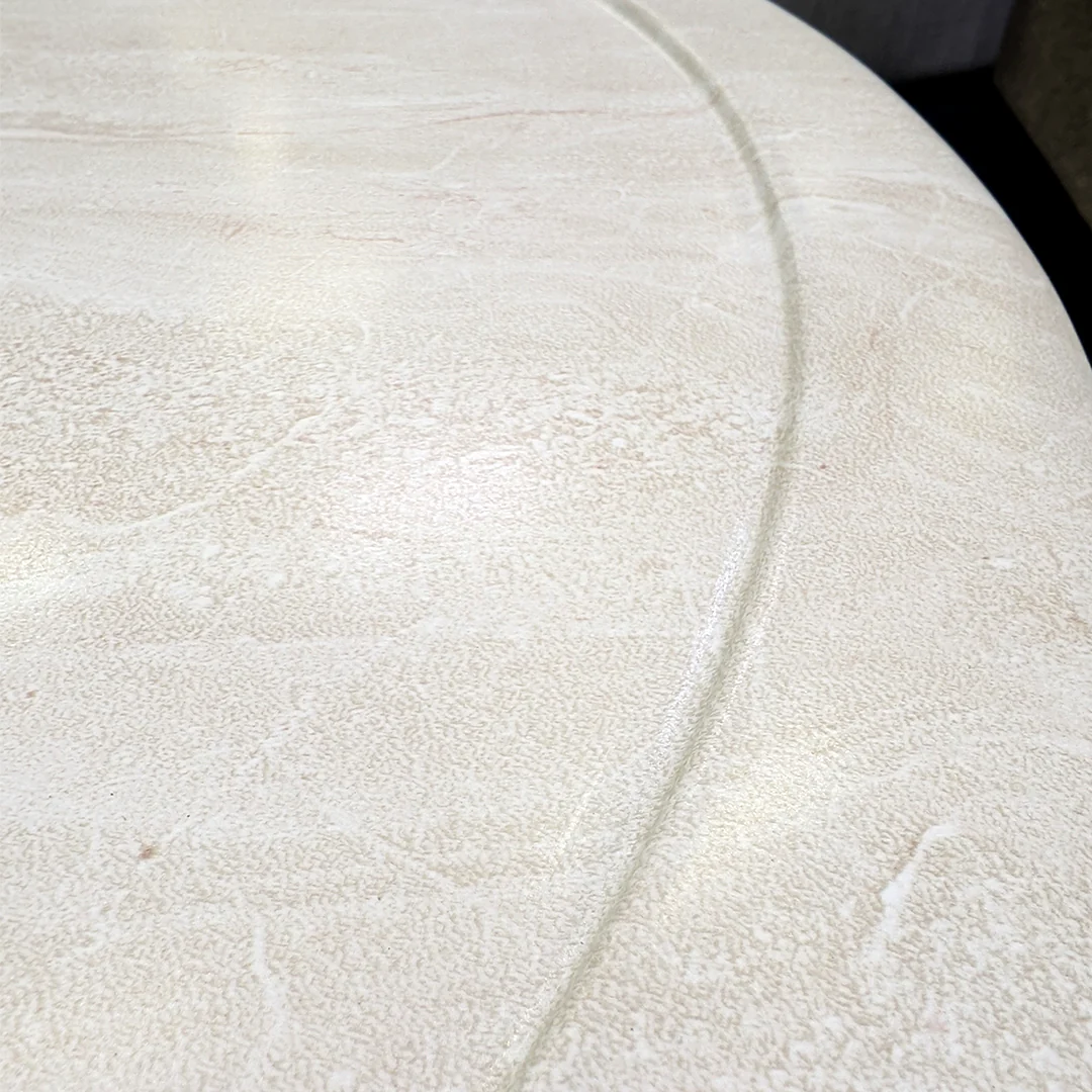 Thera Cement Round Outdoor Coffee Table - Image 4