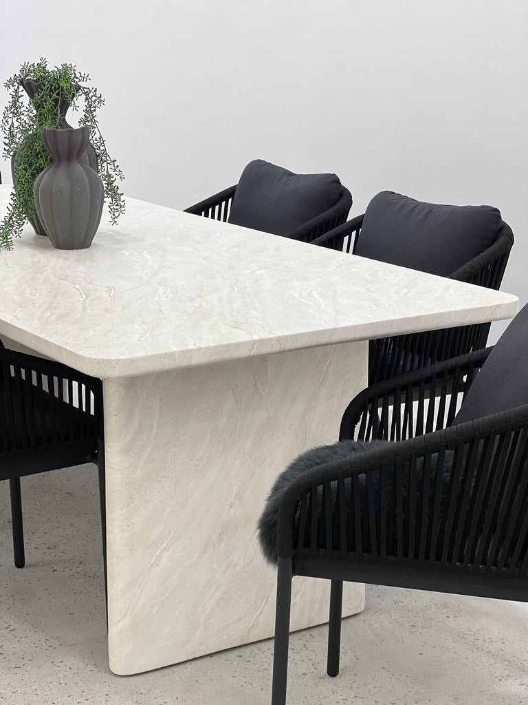 Thera Cement Outdoor Dining Table 2250 - Image 5