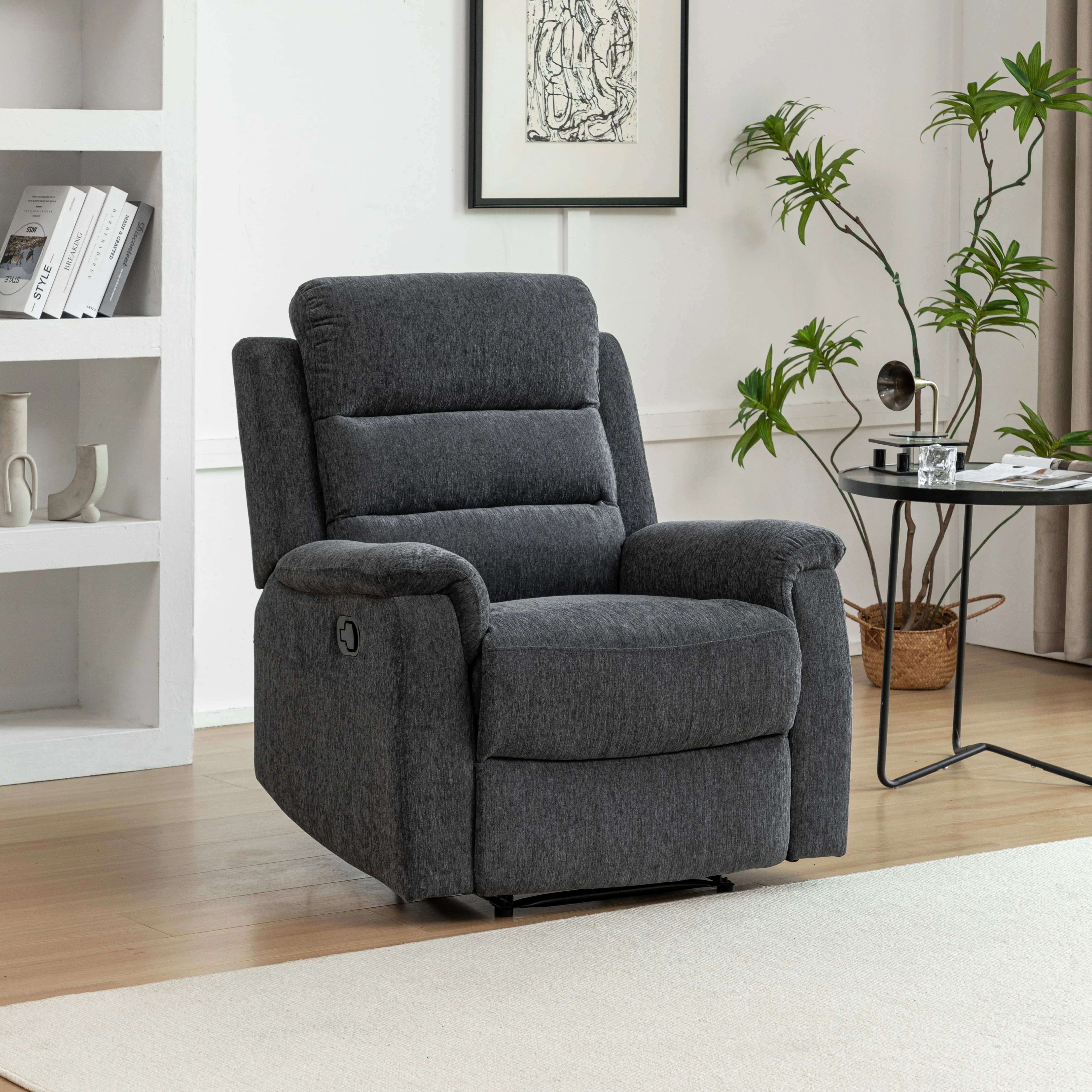 Westbury 3 Piece Recliner Lounge Suite | Charcoal - Image 4