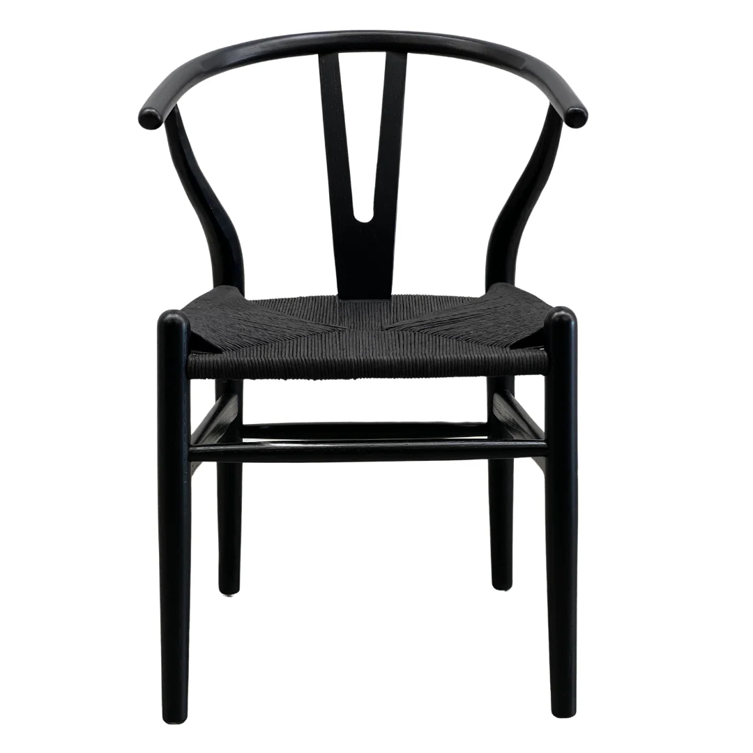 Wishbone Dining Chair|Black - Image 6
